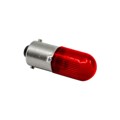 MB403-R120-CR - LED LAMP T-3 1/4 MIN BAYONET RED