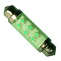 LE-0603-02G - LED GLASS FESTOON 12V 25MA GREEN