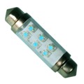 LE-0603-04B - LED GLASS FESTOON 24V 40MA BLUE