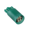 5862202204F - LED WEDGE BASED T3 1/4 GREEN