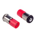 1512145UR3 - LED MIDGET GROOVE T1-3/4 28V RED