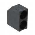 H-278C-2 - LED HOLDER RA 5MM 2LD NYL BK