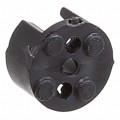 STD_110_BLK - LED HOLDER TRI-LEAD BLACK