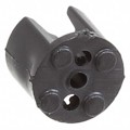 STD_160_BLK - LED HOLDER TRI-LEAD BLACK
