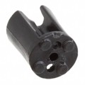 STD_260_BLK - LED HOLDER TRI-LEAD BLACK