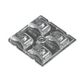 C16473_STRADA-2X2-SCL-PC - LENSSQUARE4 POS50MM (D)7,8MM(H)