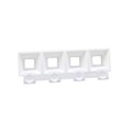 CN17430_DAISY-4X1-W-WHT-MATT-D - ASSEMBLYRECTANG4 POS40.0MM (D)20