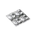 C16637_STRADA-2X2-5050-T2-C - LENS RECTANG 4POS 50MMD 7MMH