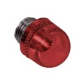 131A-303R - LENS RED PANEL MOUNT THREADED