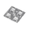 C16505_STRADA-2X2-T3-M - LENS CLR ASYMMETRICAL ADH SCREW