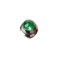 P-PL-JEWEL-GREEN - 1/2 FACETED JEWEL  GRN