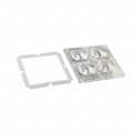 CS15771_STRADA-2X2MX-8-T2 - LENS CLEAR ASYMMETRICAL SCREW