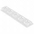 C12345_HB-5X1-W - LENS CLEAR 43-56DEG ADHESIV SCRW