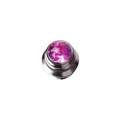 P-PL-JEWEL-PURPLE - 1/2 FACETED JEWEL  PURPLE