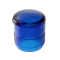 CMC_313_BTP - LENS BLUE PANEL MOUNT SNAP-IN