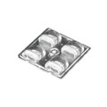 C15014_STRADA-2X2-T4-B - LENS CLEAR ASYMMETRICAL SCREW
