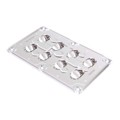 PLL080406 - LENS CLR 160X115DEG ELLIP SCREW