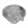10197 - LENS CLR ELLIPTICAL/OVAL SNAP IN