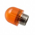131A-303A - LENS AMBER PANEL MOUNT THREADED