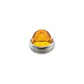 0800533303 - LENS AMBER PANEL MOUNT THREADED