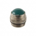 0810112303 - LENS GREEN PANEL MOUNT THREADED