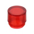 25P-606R - LENS RED PANEL MOUNT THREADED