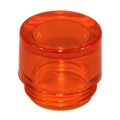25P-606A - LENS AMBER PANEL MOUNT THREADED
