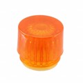 25P-626A - LENS AMBER PANEL MOUNT THREADED