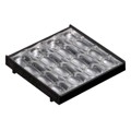 CP14877_IDA16-O - LENS CLR ELLIPTICAL/OVAL SNAP IN