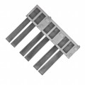 7102P3-M - LIGHT PIPE 3POS RJ JACK SQ LENS