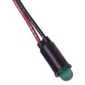 5100H5FL - LED GREEN 1/4" HOLE PANEL MOUNT