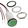 5571605203F - LED PNL MT 11/16" 24V WT GREEN