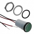 5571602203F - LED PNL MT 11/16" 5V WT GREEN