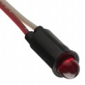 5102H1-12V - LED RED 1/4" HOLE 12V PANEL MNT