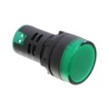 FL1P-22NA-1-G24V - LED GRN 22MM NUT 24VAC/DC STK