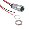 FL1M-8CW-4-G12V - LED GRN 8MM NUT 12VDC STK