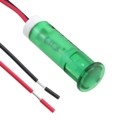 QS83XXG12 - INDICATOR 8MM FIXED GRN 12V WIRE