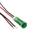 QS63XXG12 - INDICATOR 6MM FIXED GRN 12V WIRE