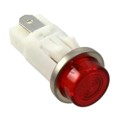1051QC1 - LAMP NEON RED 220V PNL MNT