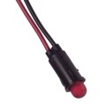 5100H1FL - LED RED 1/4" HOLE PANEL MOUNT