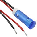 QS63XXB12 - INDICATOR 6MM FIXED BLU 12V WIRE