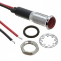 FL1M-8FW-1-R220V - LED RED 8MM NUT 220VAC/DC UL STK