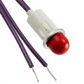 1090A1-28V - INDICATOR NEON RED 28V PNL MNT