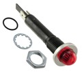 6010QM1 - INDICATOR NEON RED PANEL MNT