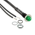 6012M5 - INDICATOR NEON GREEN PANEL MNT