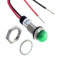 656320A303F - 1/2" DOME GRN 48VDC W/LEAD