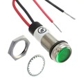 6561209303F - LED 1/2" FLAT GRN 230VAC LEAD