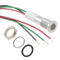 Q8F3CZZRYG12E - LED PM INDICATOR FLUSH GR/RD/YLW