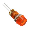 6083331110F - LED PNL IND 8MM YLW LOCKWASH/NUT