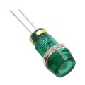 6083231110F - LED PNL IND 8MM GRN LOCKWASH/NUT